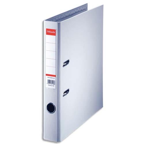 ESSELTE Classeur à levier Standard, A4, 5 cm, PP, gris