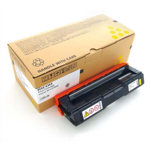 RICOH Cartouche toner Jaune 407643 (dont eco-taxe de 0,10 €)