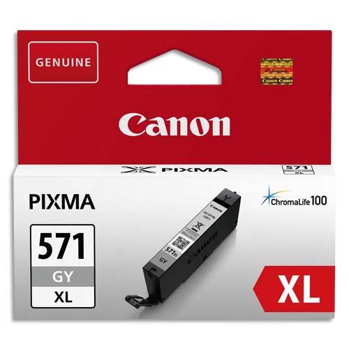 CANON Cartouche Jet d'encre cli-571xl Gris 0335C001 (dont eco-taxe de 0,01 €)