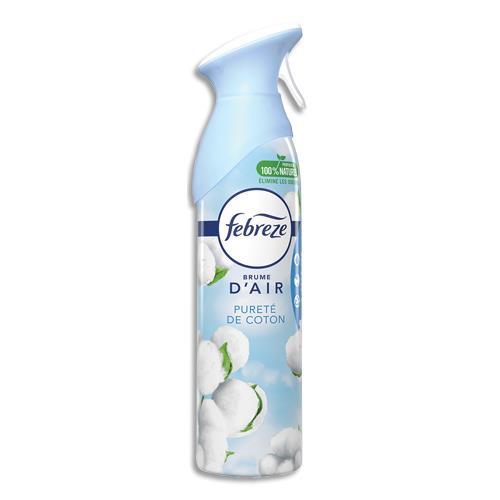 FEBREZE Aérosol parfum Pureté de coton, élimine complétement les odeurs même tenaces 479268spi