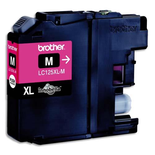 BROTHER Cartouche Jet d'encre HC Magenta LC125XLM (dont eco-taxe de 0,01 €)