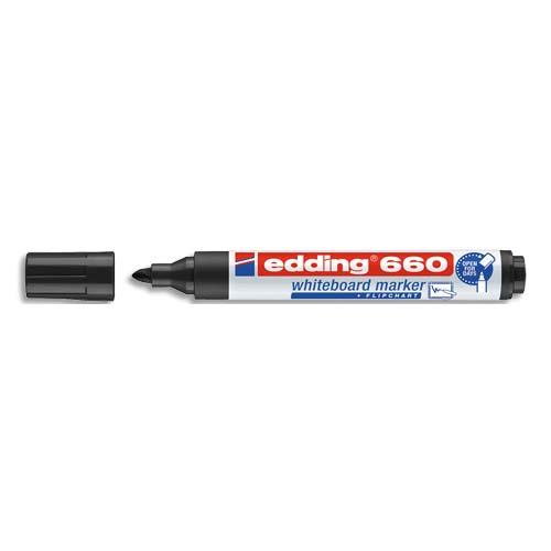 EDDING Marqueur effaçable à sec pointe ogive Noir E-660