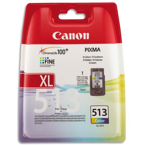 CANON Cartouche Jet d'encre couleur CL513 (dont eco-taxe de 0,01 €)