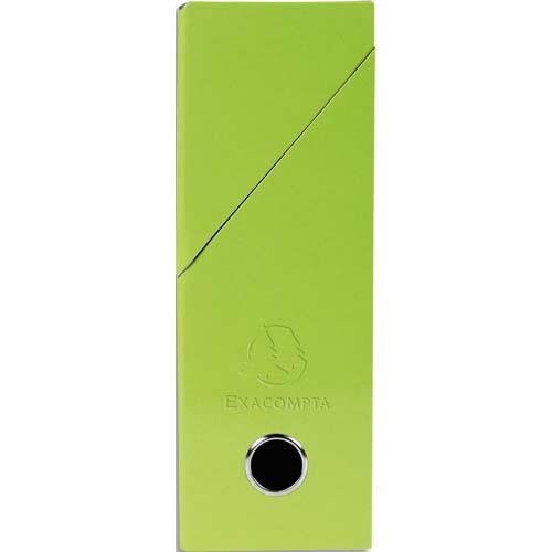 EXACOMPTA Boîte de transfert Iderama, carte lustrée pelliculée, dos 9 cm, 34x25,5 cm, coloris Vert