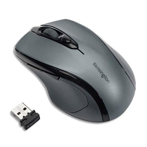 KENSINGTON Souris sans fil Pro Fit, taille moyenne, grise, K72423WW (dont eco-taxe de 0,02 €)