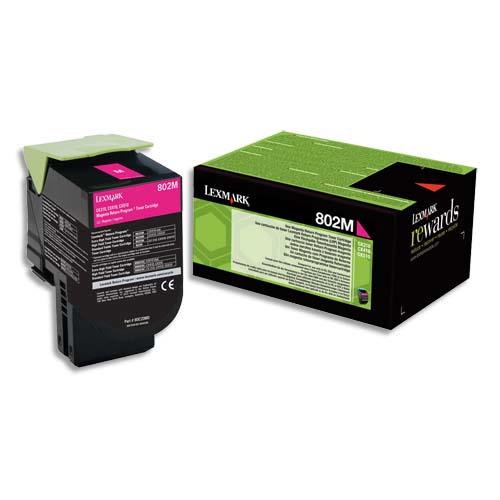 LEXMARK Cartouche toner Magenta 802M 80C20M0