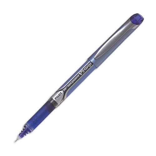 PILOT Stylo roller grip pointe aiguille 0,5 mm Bleu V5 grip