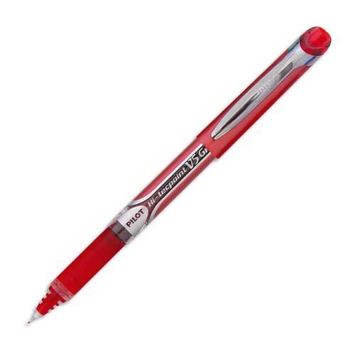 PILOT Stylo roller grip pointe aiguille 0,5 mm Rouge V5 grip