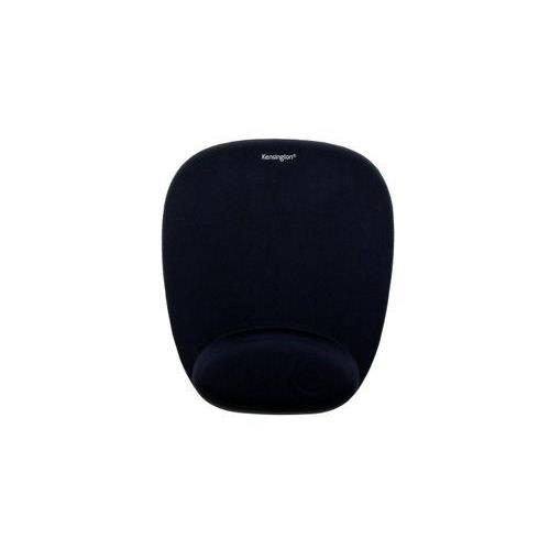 KENSINGTON Tapis de souris noir en mousse, repose-poignets intégré 62384