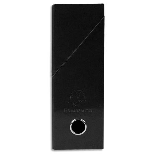 EXACOMPTA Boîte de transfert Iderama, carte lustrée pelliculée, dos 9 cm, 34x25,5 cm, coloris Noir