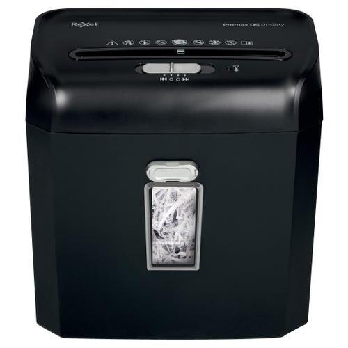 REXEL Destructeur Promax QS RPS812 détruit 8 feuilles, coupe droite, sécurité P2, corbeille 12L 2104580EU (dont eco-taxe de 1,00 €)