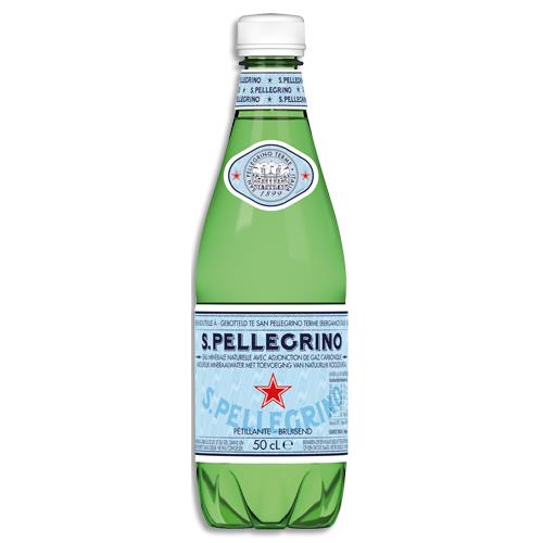 SAN PELLEGRINO Bouteille d'eau pétillante 50 cl minérale