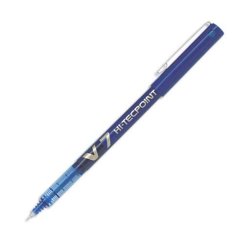 PILOT Stylo Roller pointe tubulaire 0,7 mm encre liquide Bleue HI-TECPOINT BX-V7