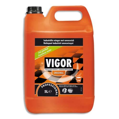 VIGOR Bidon 5 litres nettoyant industriel à l'ammoniac