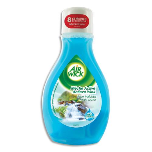 AIRWICK Mèche odorstop eaux fraîches 375ml.Efficace pendant 8 semaines.