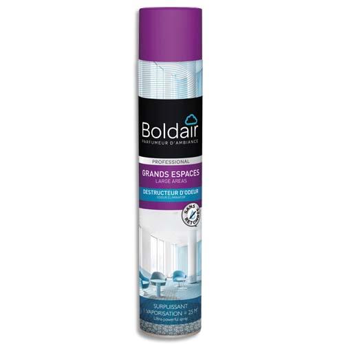 BOLDAIR Aérosol 750 ml désodo surpuissant grands espaces 25 m² destructeur d'odeurs Neutre Professional