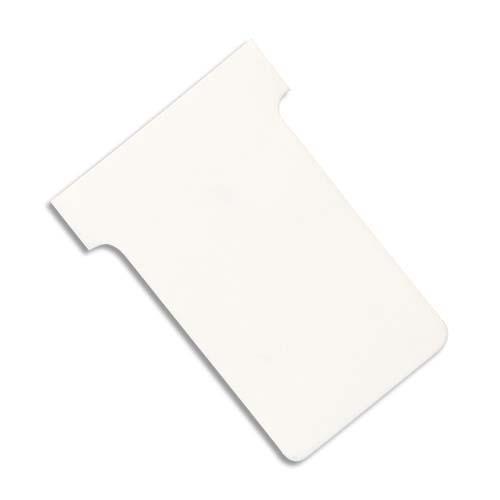 NOBO Etui de 100 fiches T en carton, 170 g/m2, indice 4, blanc