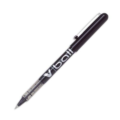 PILOT Stylo Roller pointe métal 0,5 mm encre liquide Noire V-BALL 05