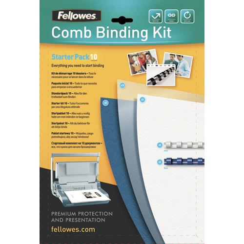 FELLOWES Kit reliure pour 10 dossiers - 5371701