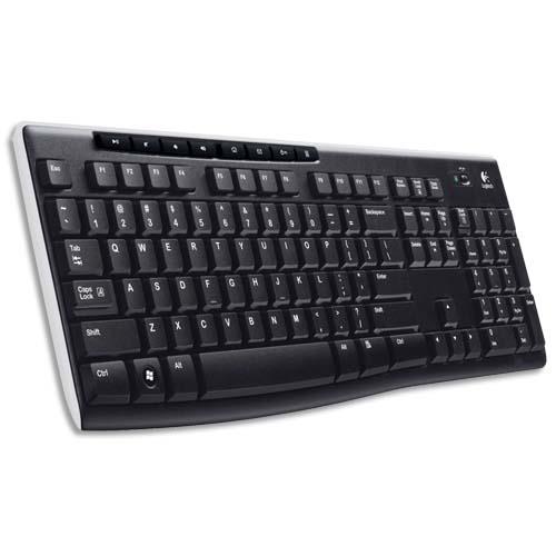 LOGITECH Clavier media sans fil K270 920-003748 (dont eco-taxe de 0,10 €)