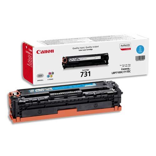 CANON Cartouche toner 731 Cyan 6271B002AA (dont eco-taxe de 0,10 €)