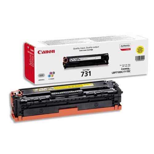 CANON Cartouche toner 731 Jaune 6269B002AA (dont eco-taxe de 0,10 €)