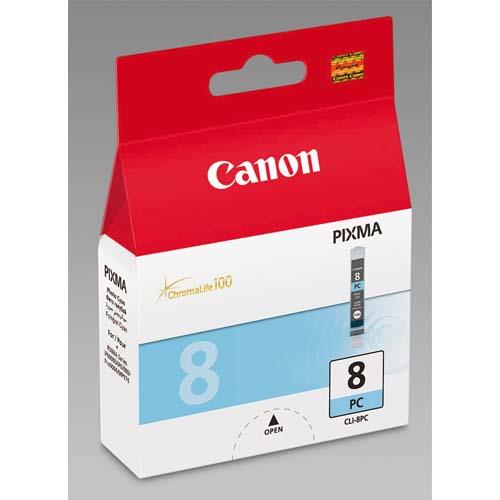 CANON Cartouche Jet d'encre Cyan CLI8PC (dont eco-taxe de 0,01 €)