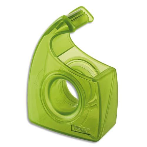 TESA Dévidoir escargot recyclé Vert transparent Easy Cut