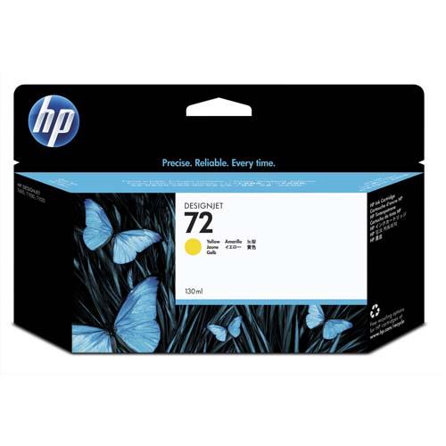 HP Cartouche Jet d'encre Jaune 72 C9373A (dont eco-taxe de 0,02 €)