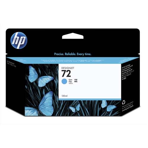 HP Cartouche Jet d'encre Cyan 72 C9371A (dont eco-taxe de 0,02 €)