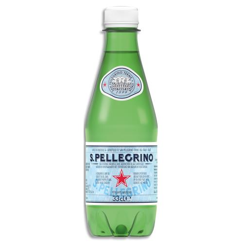 SAN PELLEGRINO Bouteille d'eau pétillante 33 cl minérale