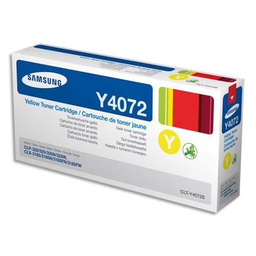 SAMSUNG Cartouche toner Jaune CLT-Y4072S (dont eco-taxe de 0,05 €)