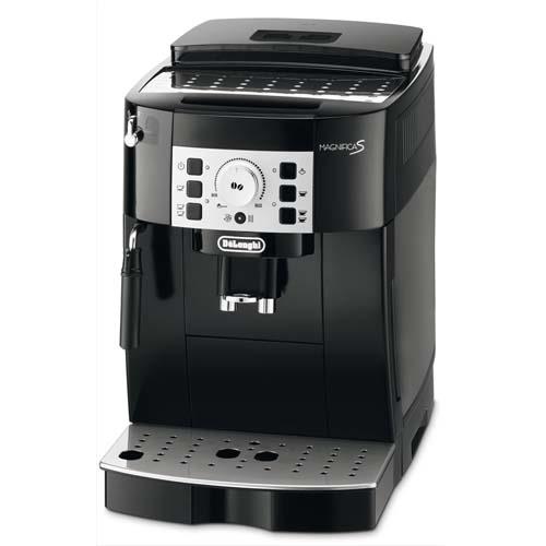 DELONGHI Expresso avec Broyeur ECAM22, réservoirs : 1,8L et grains 250g - Dim L23,8 x H35,1 x P43 cm Noir (dont eco-taxe de 0,25 €)