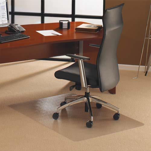 FLOORTEX Tapis protège-sols, sols durs ou moquette en polycarbonate - L200 x H150 cm transparent