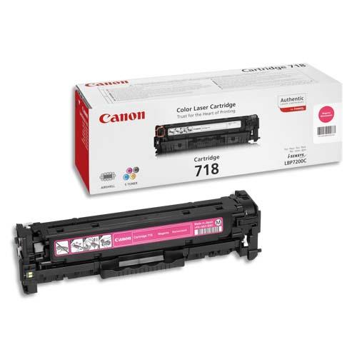 CANON Cartouche toner Magenta CRG718M 2660B002AA (dont eco-taxe de 0,10 €)