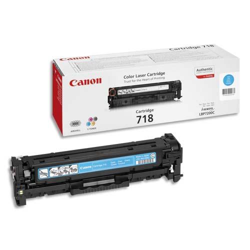 CANON Cartouche toner Cyan CRG718C 2661B002 (dont eco-taxe de 0,10 €)