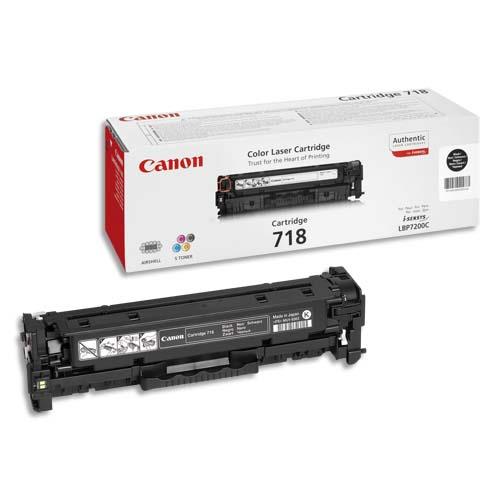 CANON Cartouche toner Noir CRG718BK 2662B002AA (dont eco-taxe de 0,10 €)