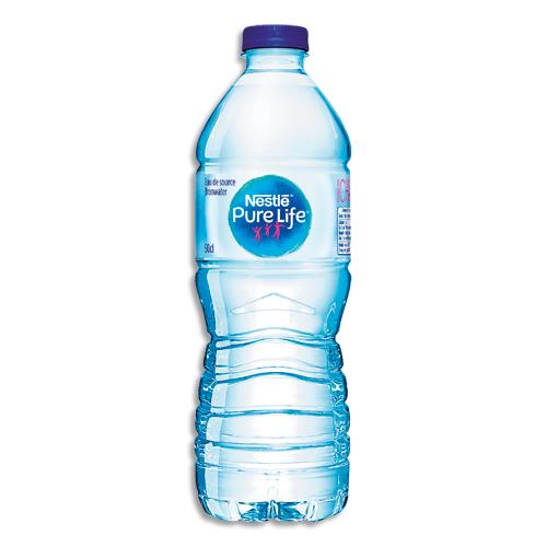 NESTLE PURE LIFE Bouteille plastique d'eau 50 cl Pure Life minérale plate