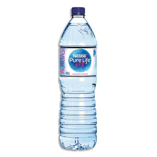 NESTLE PURE LIFE Bouteille plastique d'eau 1,5 litre Pure Life minérale plate