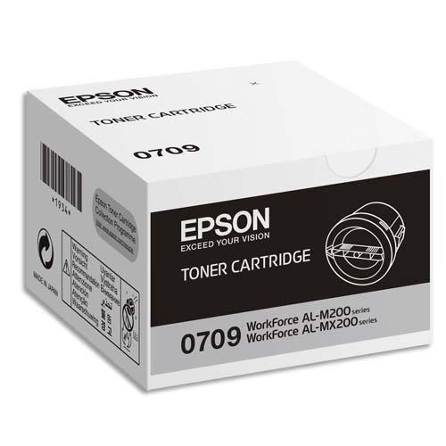 EPSON Cartouche Toner Noir Capacité Standard (2500 p) - C13S050709 (dont eco-taxe de 0,02 €)