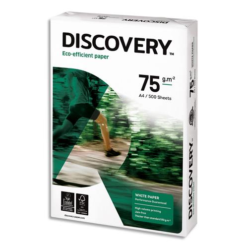 DISCOVERY Ramette 500 feuilles papier Blanc Discovery A4 75G CIE 161