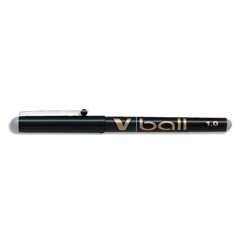 PILOT Stylo Roller pointe métal 1,0 mm encre liquide Noire V-BALL 1,0