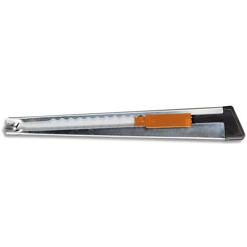 FISKARS Cutter métal professionnel plat - lame 9mm - Bouton de déblocage - Rail métallique