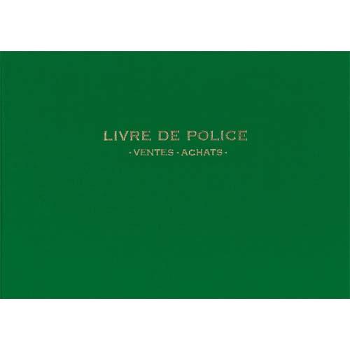 ELVE Registre de police, métaux précieux, ventes été achats (or) 21 x 30 cm, 200 pages