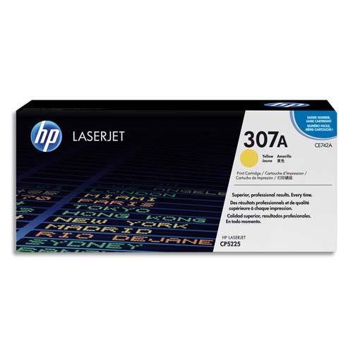 HP Cartouche Laser Jaune CE742A (dont eco-taxe de 0,20 €)