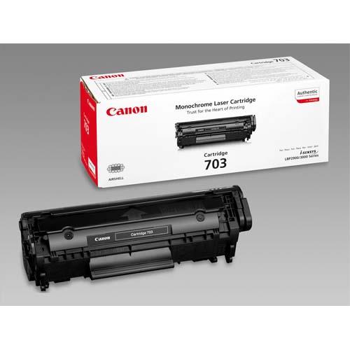 CANON Cartouche Laser Noir EP703 7616A005AA (dont eco-taxe de 0,10 €)