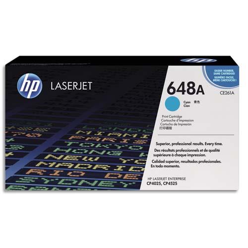 HP Toner Cyan CE261A (dont eco-taxe de 0,10 €)