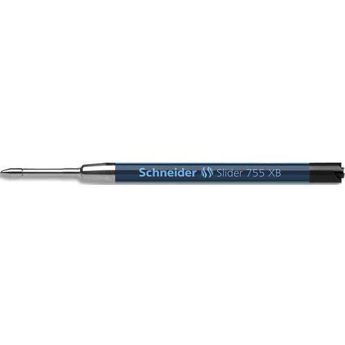 SCHNEIDER Recharge bille slider 755 XB - Encre viscoglide Noir