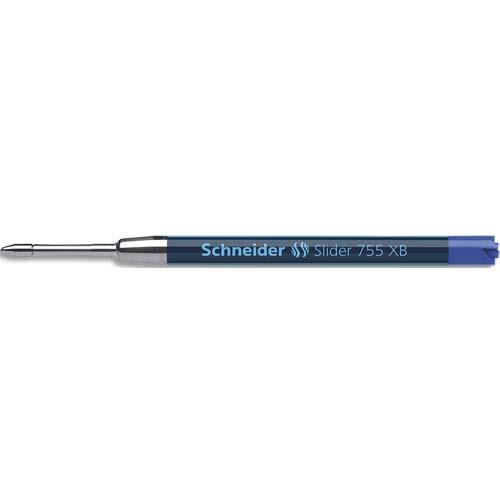 SCHNEIDER Recharge bille slider 755 XB - Encre viscoglide Bleu