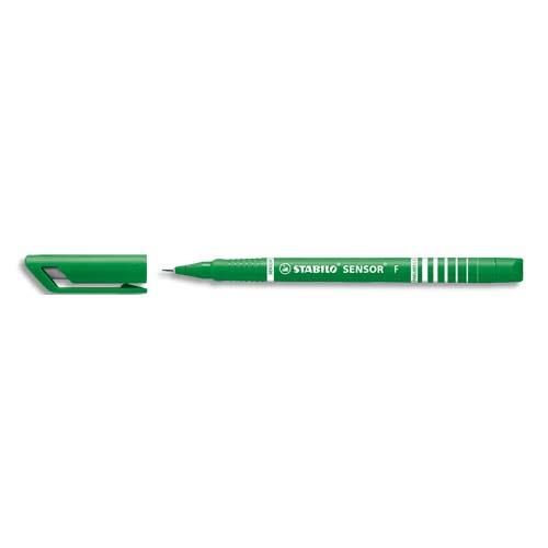 STABILO SENSOR F stylo-feutre pointe fine sur amortisseur (0,3 mm) - Vert